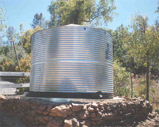 corrugated tank