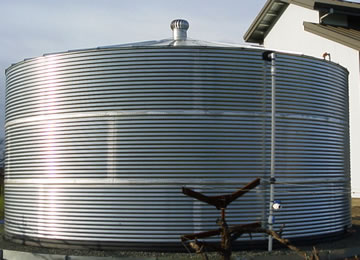 corrugated tank