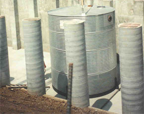 irrigation water storage tank